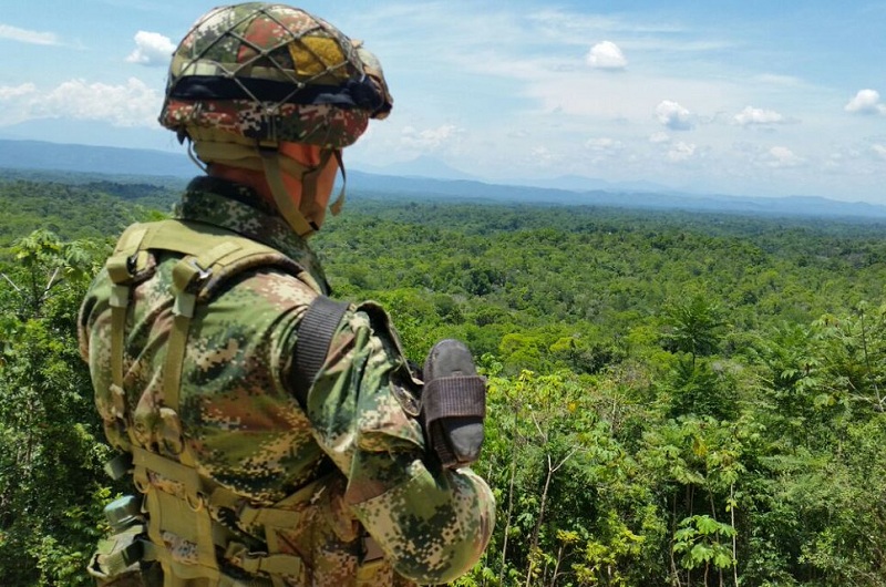 Soldado del Ejército Nacional