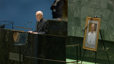 Francisco en la ONU