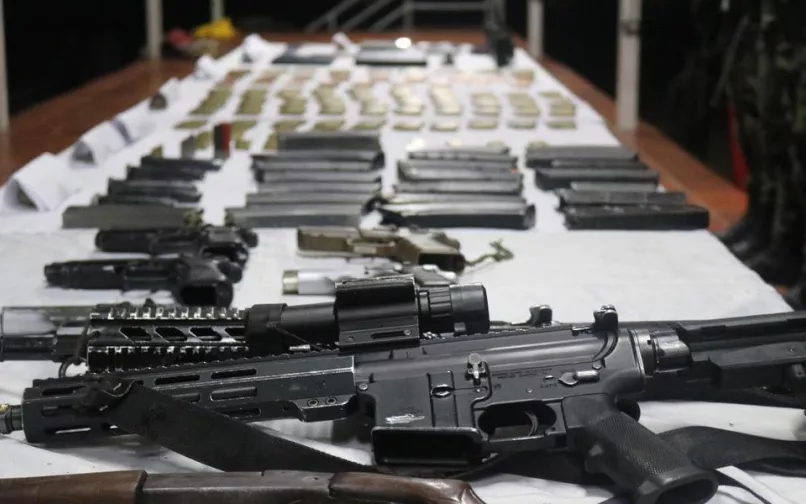Armas incautadas