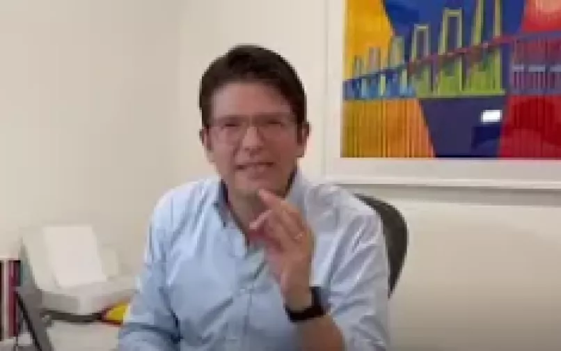 Miguel Uribe Turbay en denuncia pública