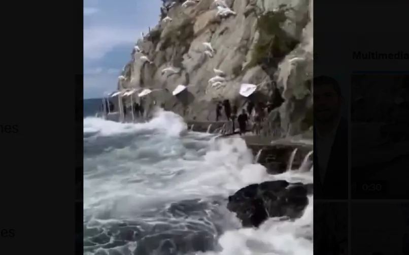 Acuario de Santa Marta tras fuerte oleaje