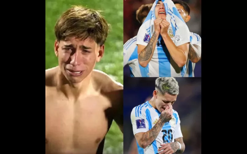 Futbolistas argentinos lamentan la derrota