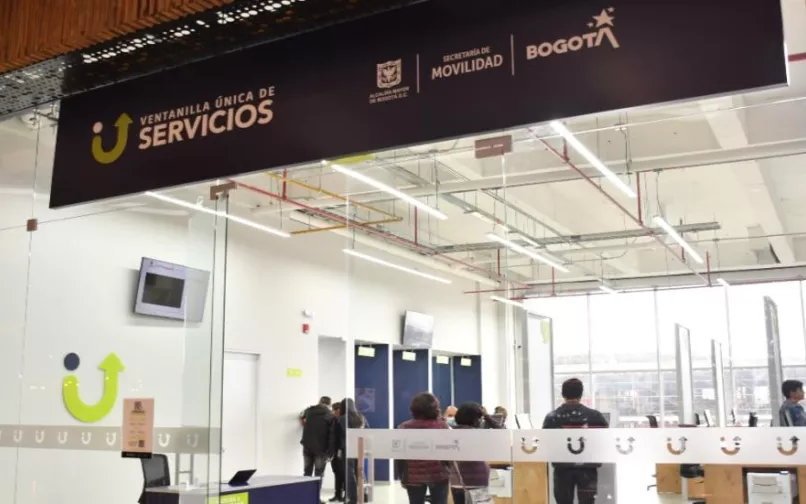 Ventanilla Secretaría de Movilidad de Bogotá