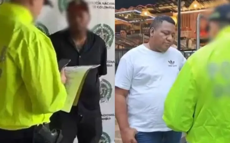 Captura de Alias Cara Negra y alias Pechibola 