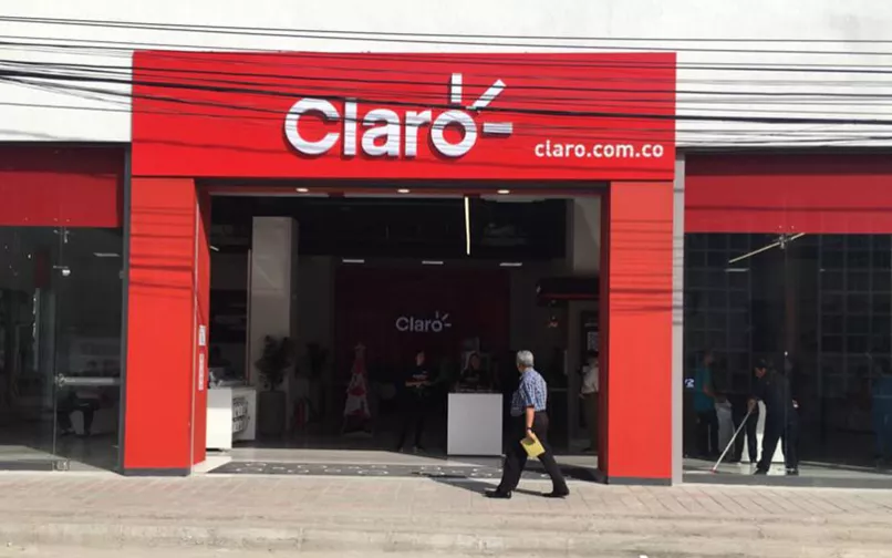 Una de las sucursales de Claro en Colombia 