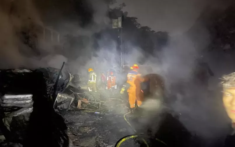 Incendio en Bogotá 