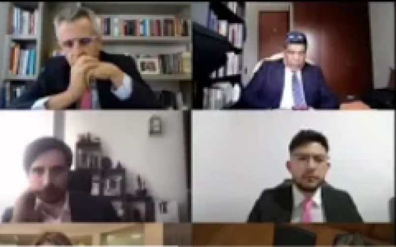 Audiencia Luis Fernando Velasco y Ricardo Bonilla