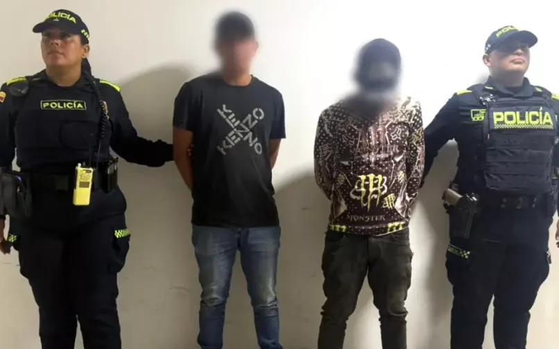 Capturados por lanzar granada artesanal de bajo poder destructivo