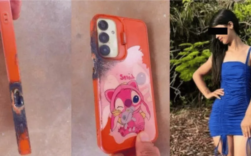 niña muere mientras cargaba el celular