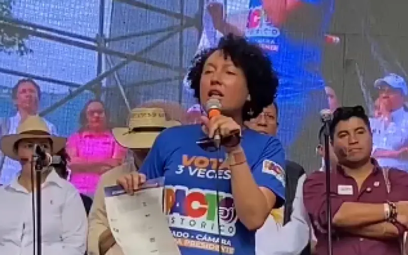 La senadora Isabel Cristina Zuleta