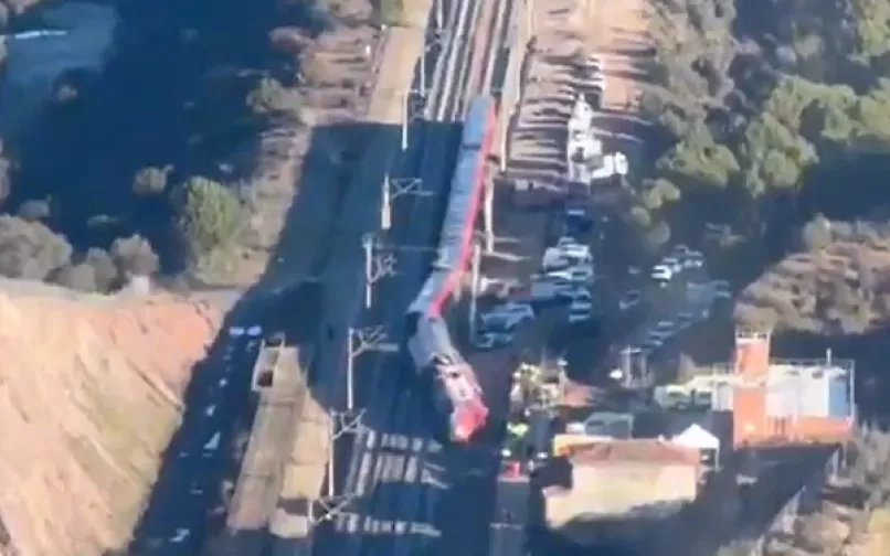 Choque de trenes en España 
