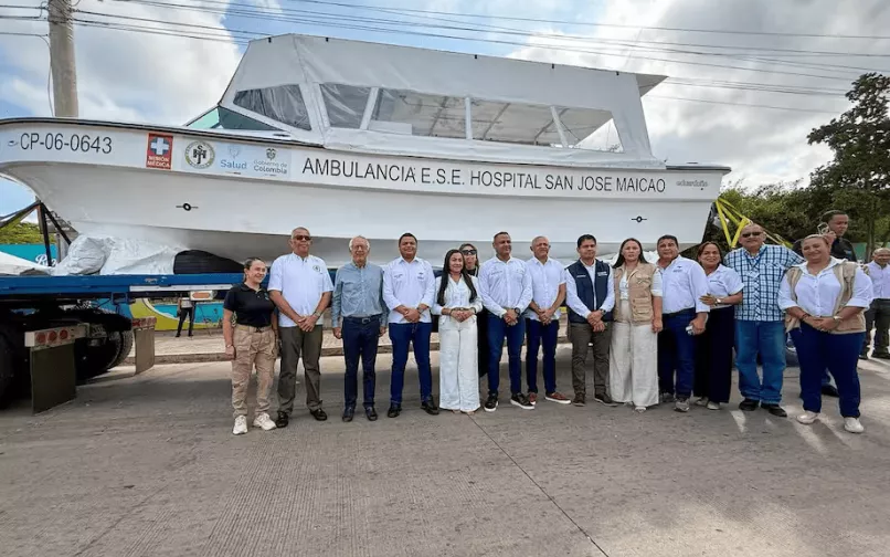 Lancha ambulancia en La Guajira 
