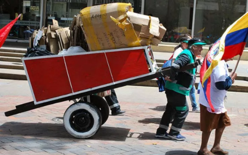 Recicladores en Bogotá