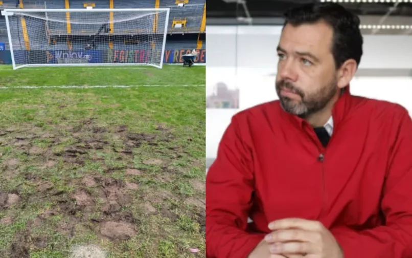 galan se pronuncia sobre el estado de la cancha del estadio 