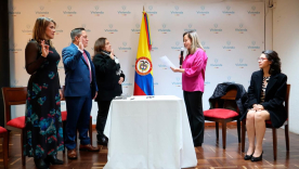 Toma de juramento de los tres nuevos expertos comisionados.