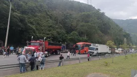 Bloqueos vía al llano