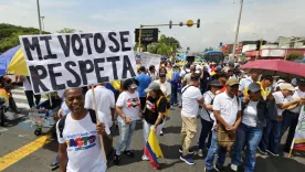 marcha a favor de petro