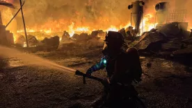 bomberos incendio Bosa