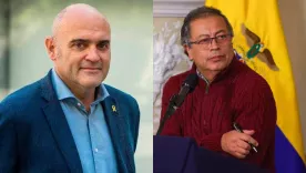 Xavier Vendrell y Gustavo Petro