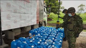 14 toneladas de insumos explosivos