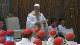 primera misa del papa