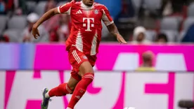  Luis Díaz en su primer encuentro con la camiseta del Bayern Múnich