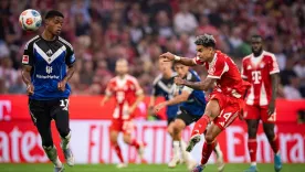Luis Diaz en encuentro del Bayern Múnich con Hamburgo