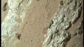 Una muestra de Marte recolectada por rover Perseverance
