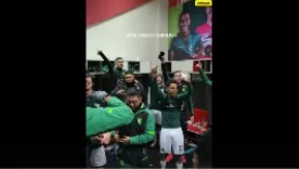 Jugadores de Bolivia celebran clasificación a repechaje