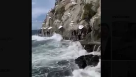 Acuario de Santa Marta tras fuerte oleaje