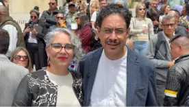 Maria José Pizarro e Iván Cepeda