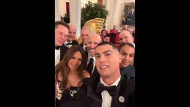 Selfie de Cristiano Ronaldo en la Casa Blanca