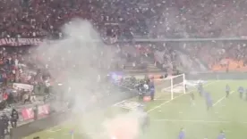 Desmanes en el Atanasio Girardot durante la final de la Copa BetPlay 