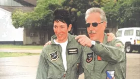 andres pastrana con Ghislaine Maxwell