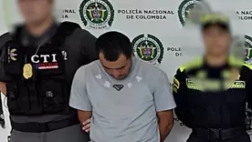 Momento de la captura de alias "Guajiro"