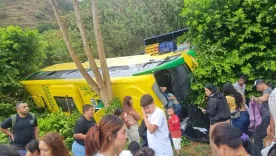 Accidente de bus intermunicipal en Antioquia en enero de 2026
