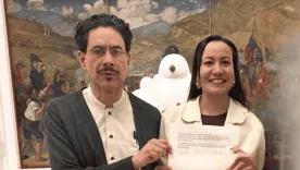 Iván Cepeda y Carolina Corcho