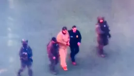 Nicolás Maduro en camino a la  Corte de Nueva York