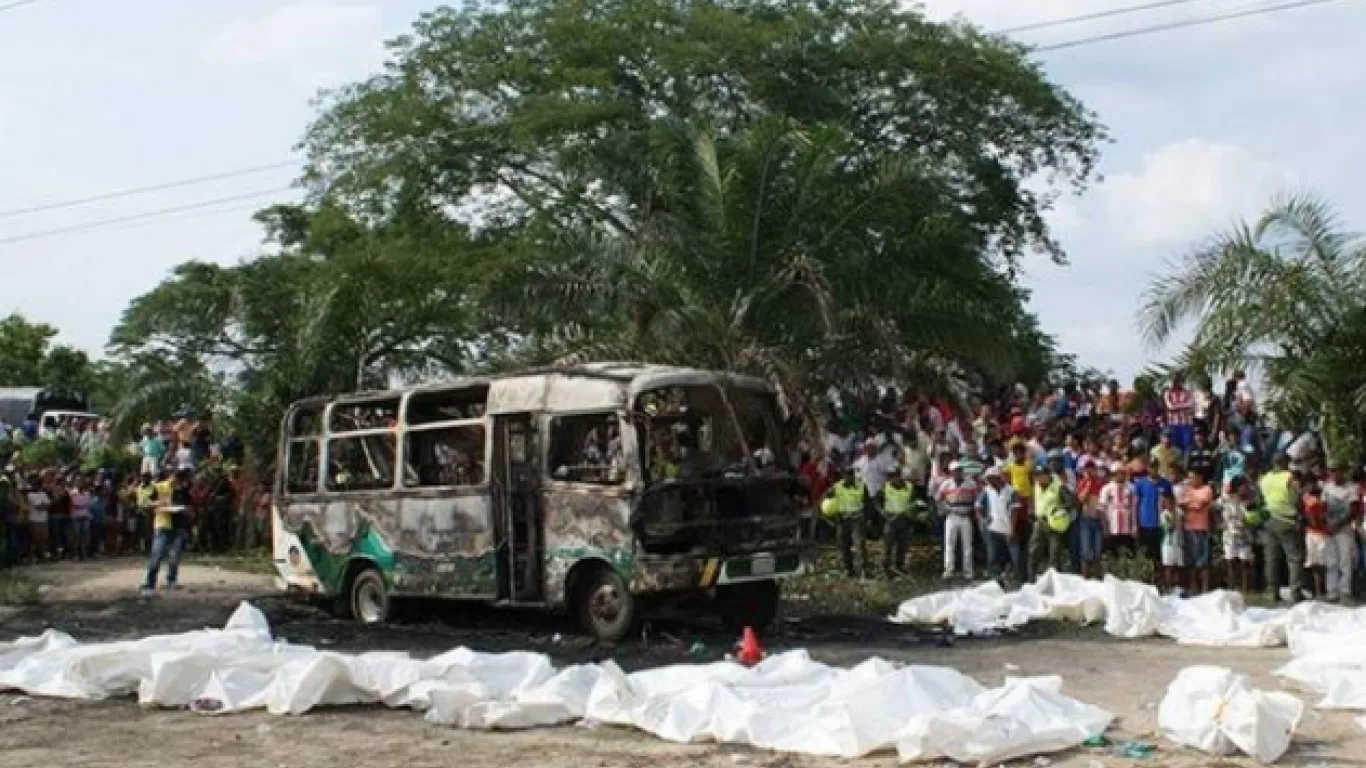 Bus quemado