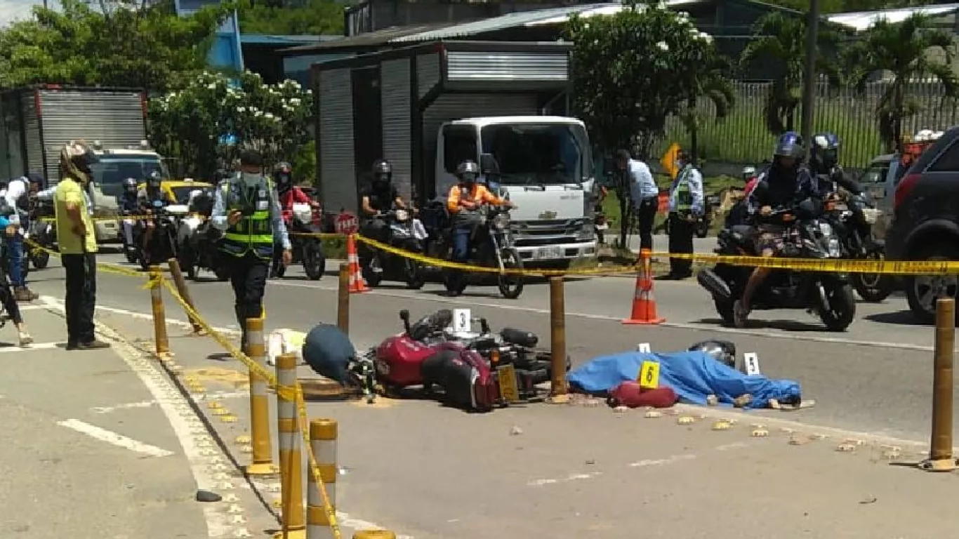 Accidente en Floridablanca, Santander