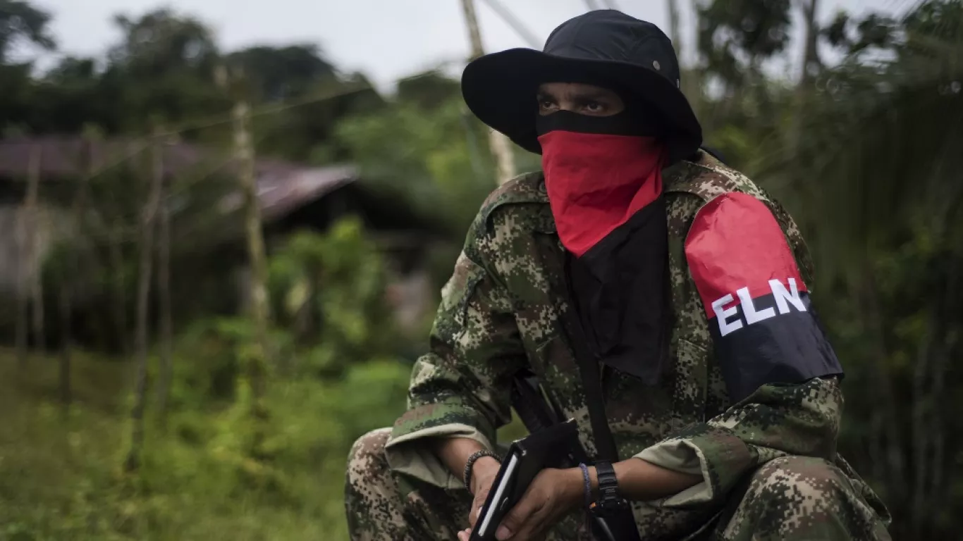 Miembro del Ejército de Liberación Nacional ELN