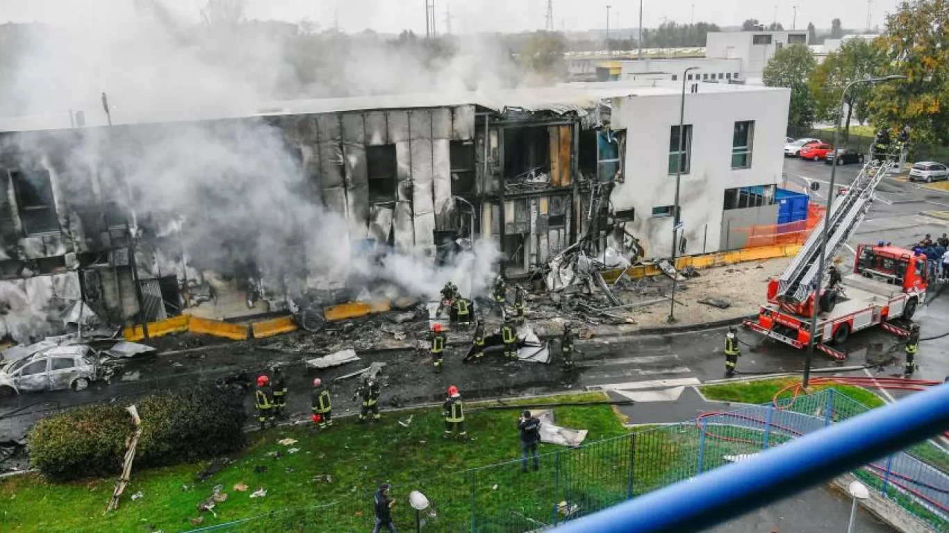 Accidente de avión Milán