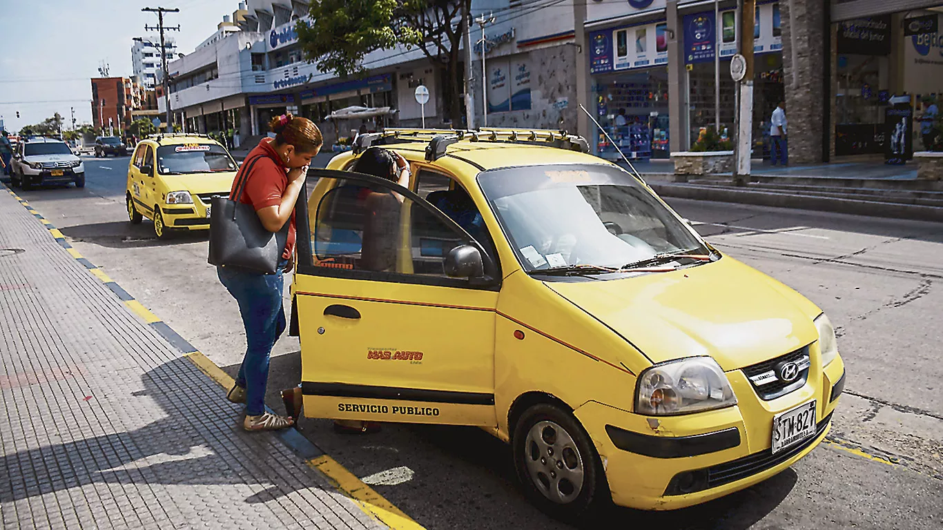 Servicio de taxi en Colombia