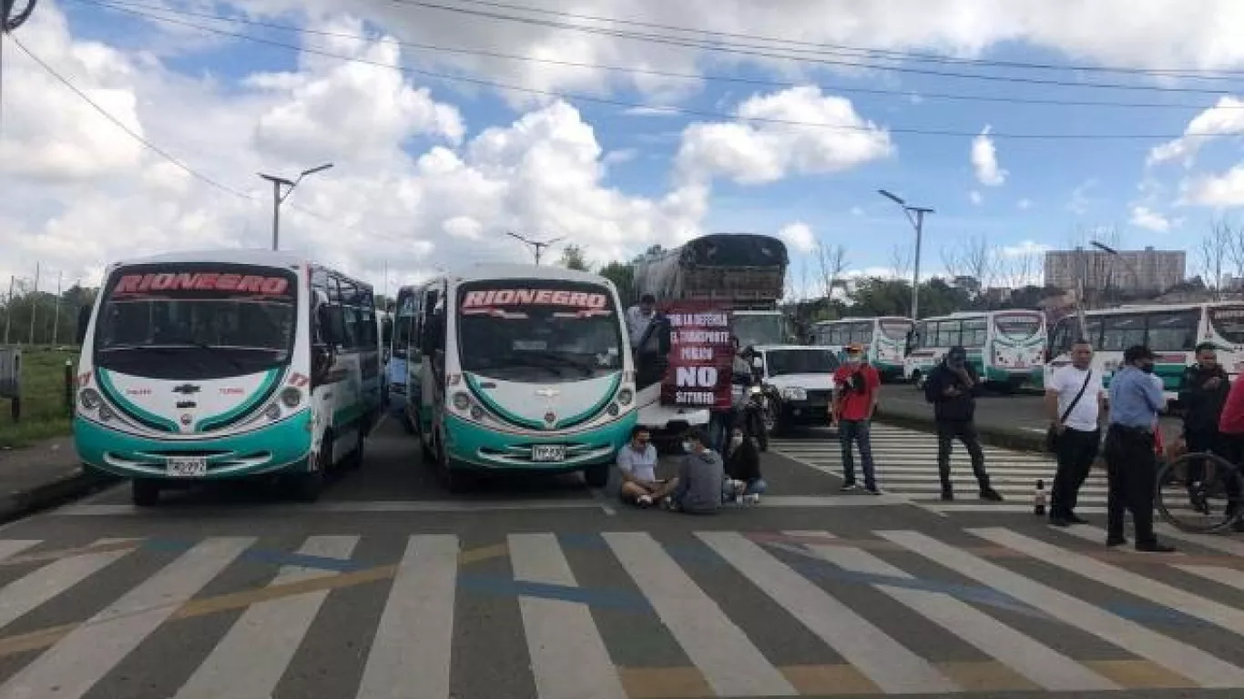 Paro transportadores Rionegro