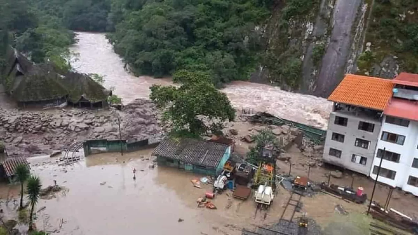 Deslizamiento Machu Picchu