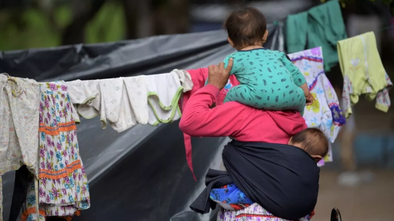 Indígenas asentados en parque La Florida volverán a sus territorios