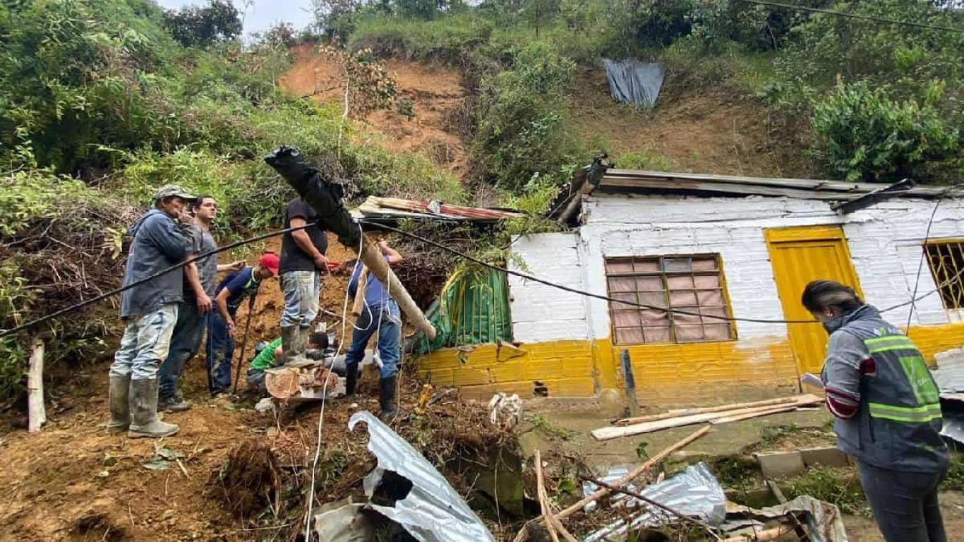 avalancha en Abriaquí