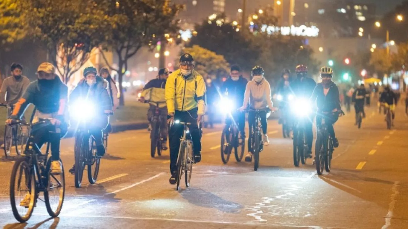 Ciclovía nocturna 11 agos