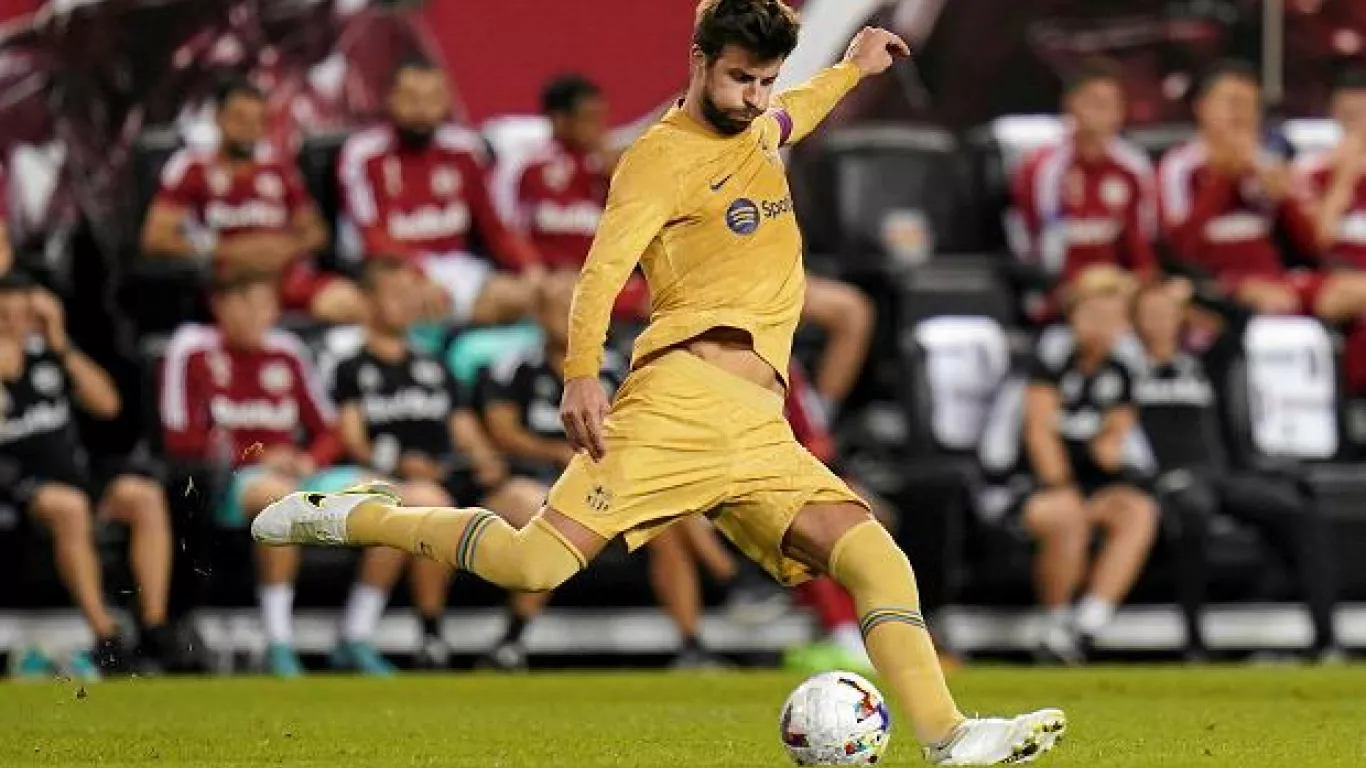 Pique en estadio Mallorca