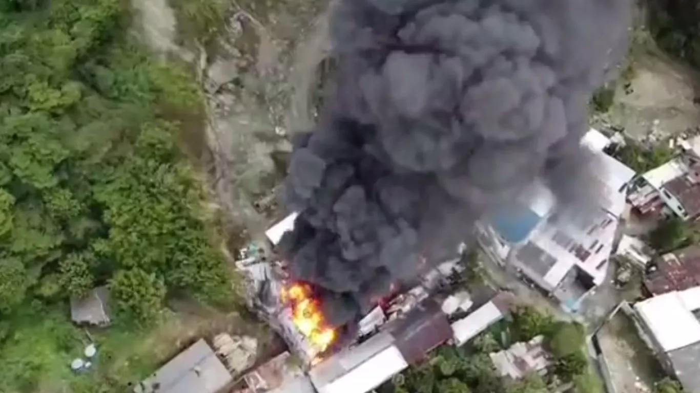 INCENDIO EN COPACABANA